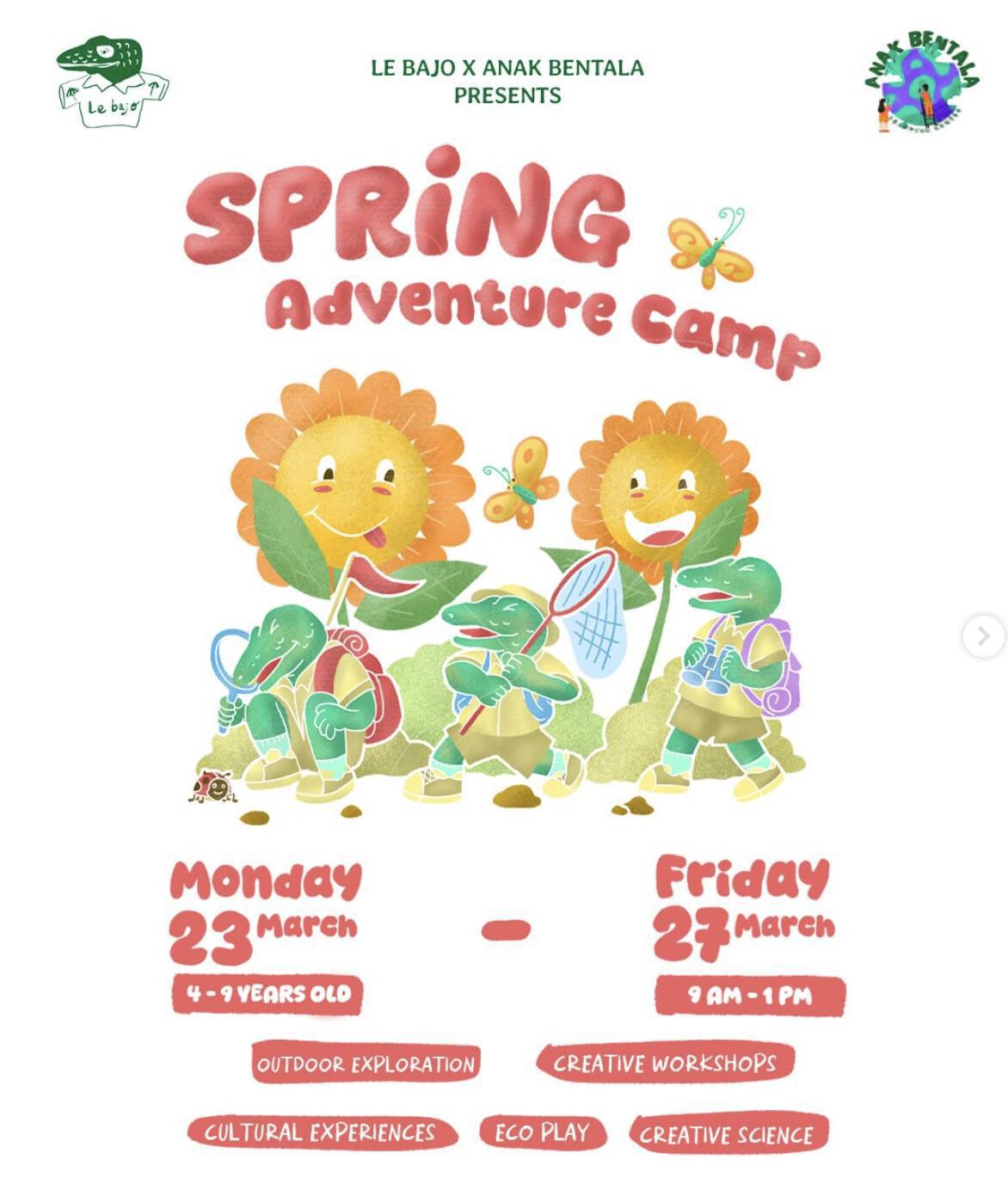 Spring Adventure Camp at Le Bajo Bali Spring Adventure Camp at Le Bajo Bali