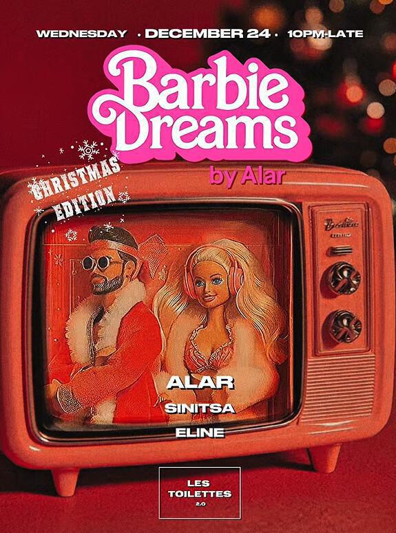 Christmas Barbie Dream at Les Toilettes