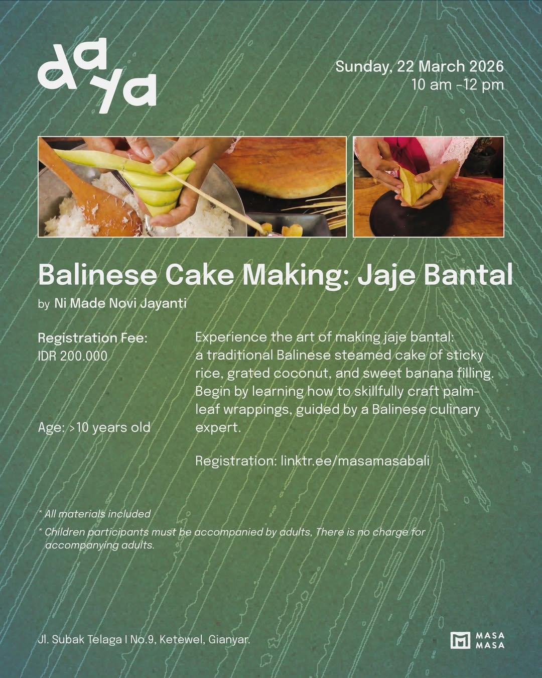 DA YA at Masa Masa Bali