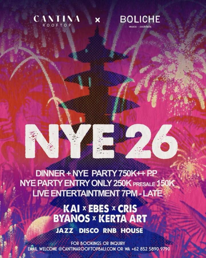 NYE at Cantina Rooftop