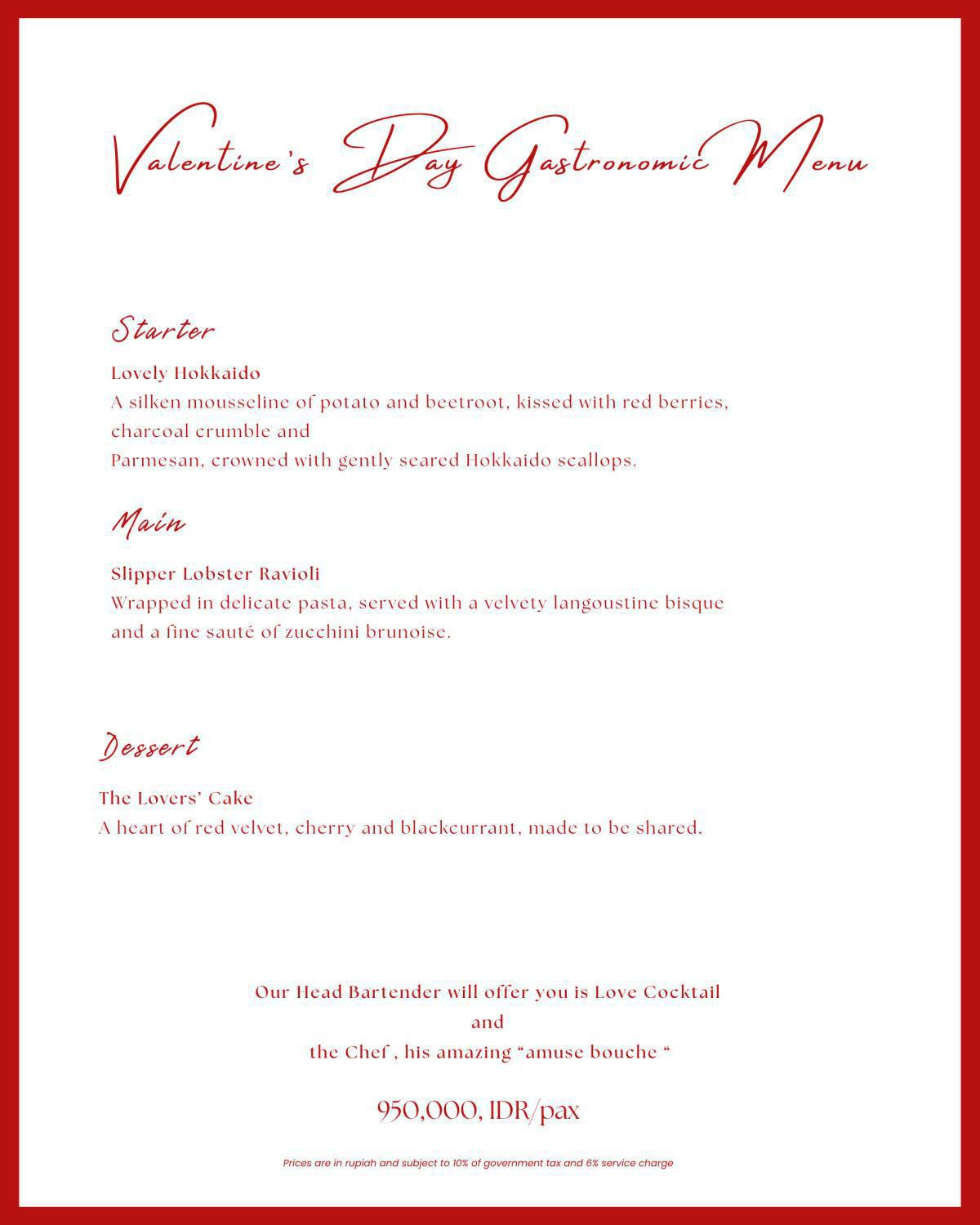 Valentine's at The Club Bali