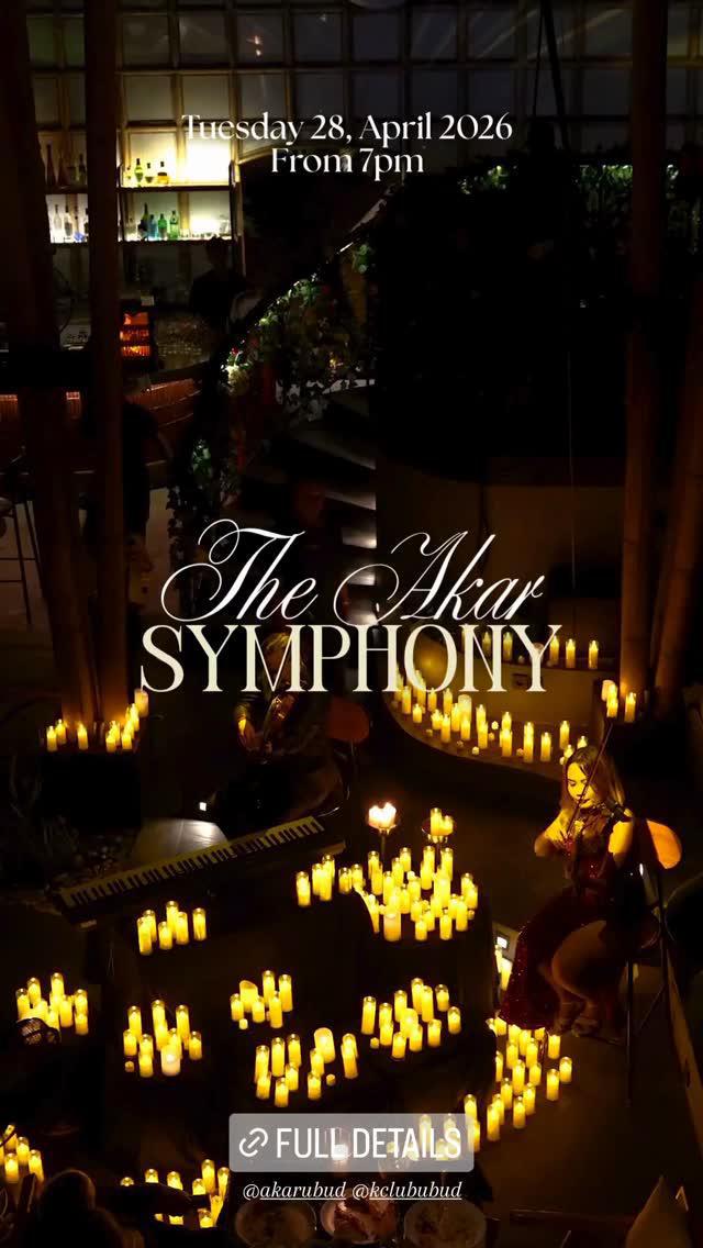 The Symphony Candlelight Concert at AKAR Ubud