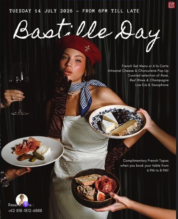 Bastille Day at AKAR Ubud Bastille Day at AKAR Ubud