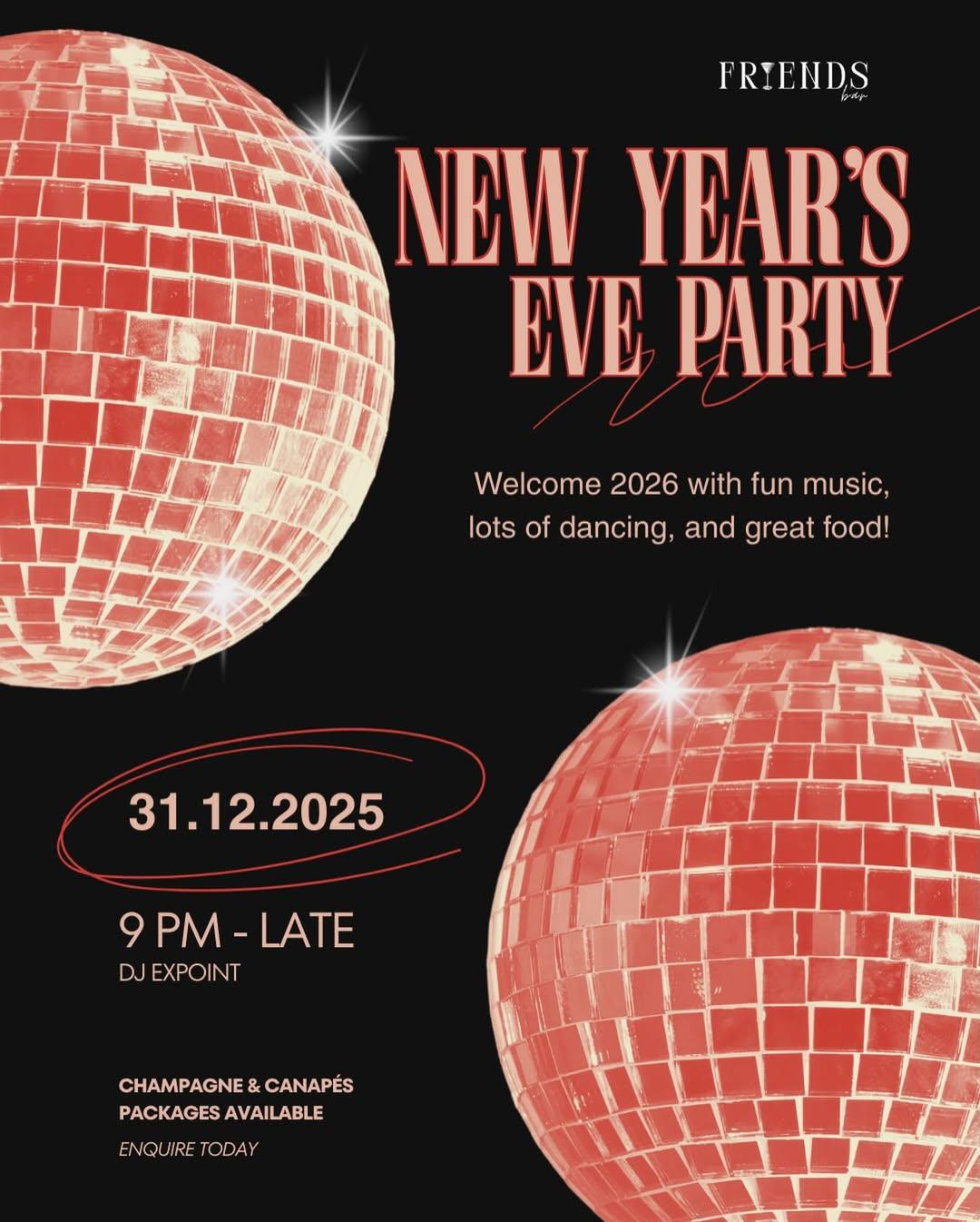 NYE at Friends Bar