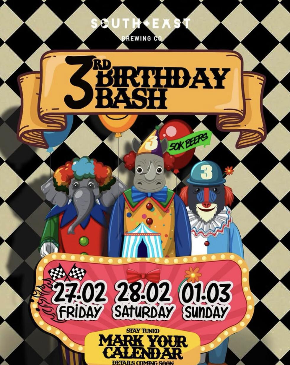 3rd Anniversary at South East Brewing