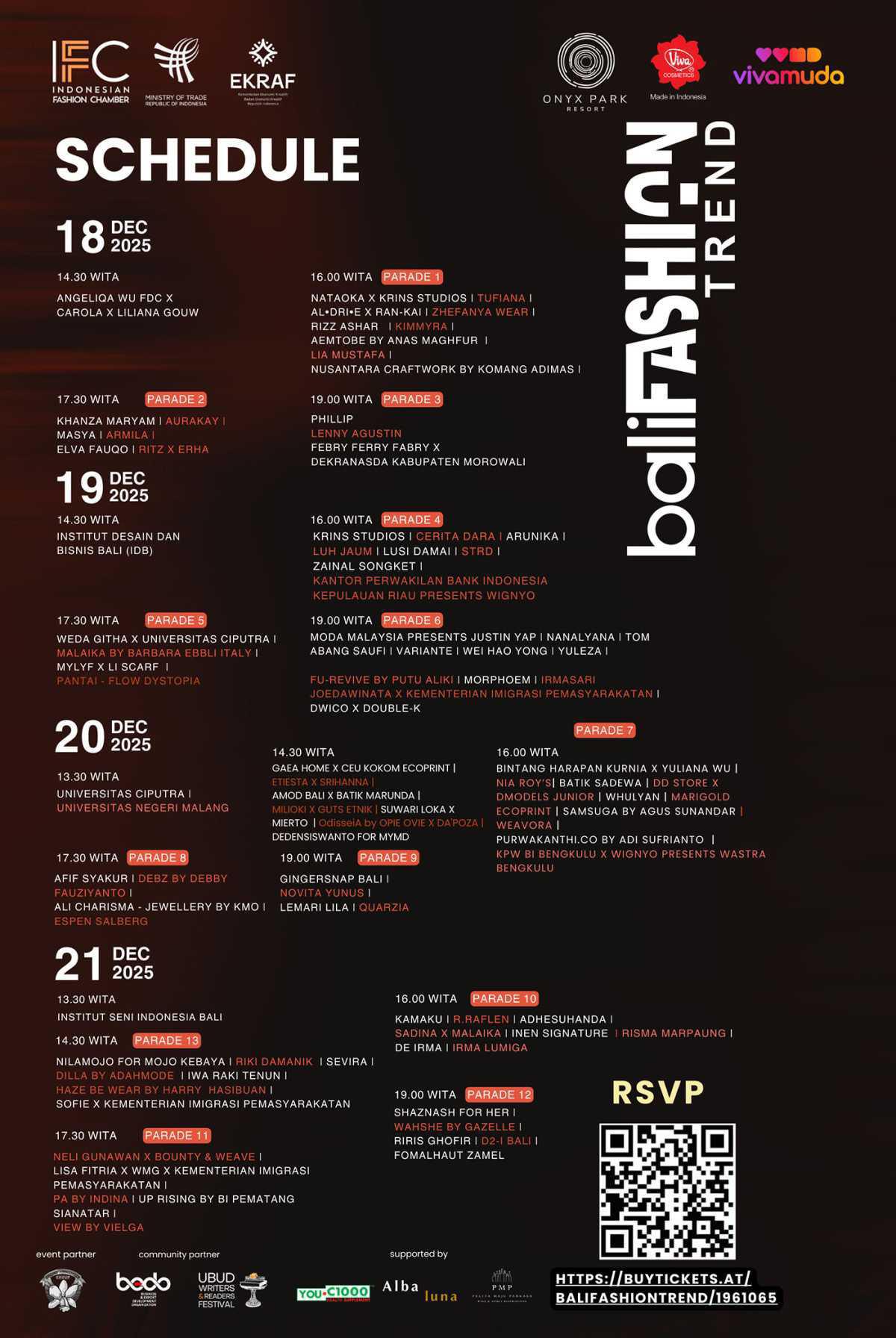 After Party The Bali Fashion Trend at Onyx Park Resort