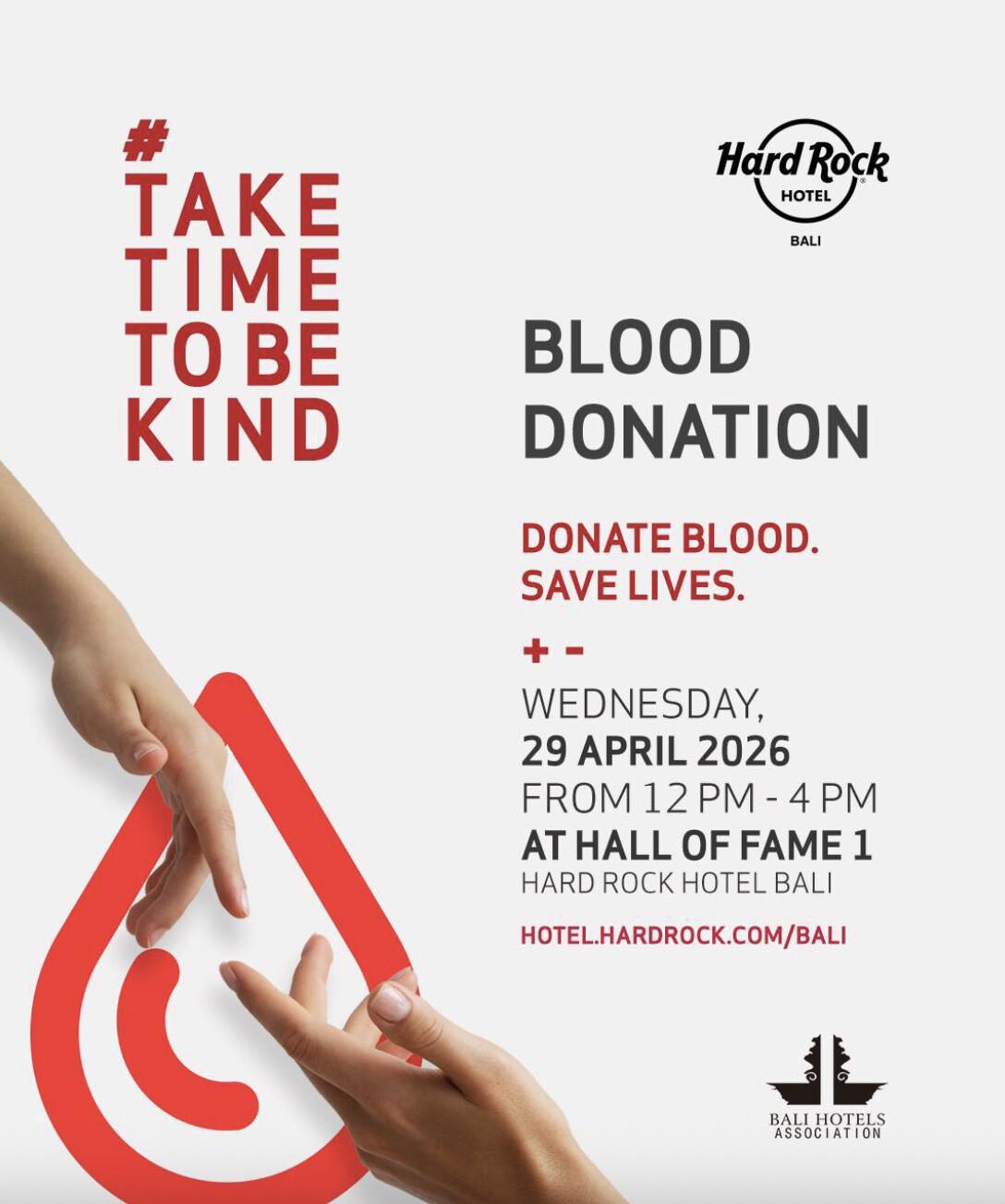 Blood Donation at Hard Rock Hotel