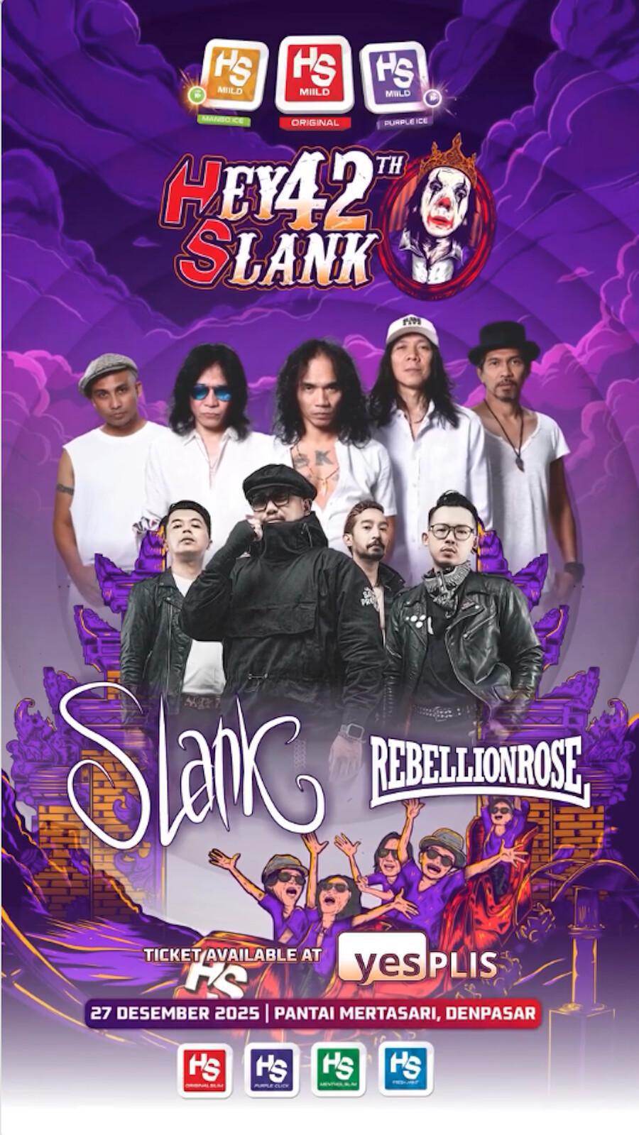 Hey 42th Slank at Mertasari Beach Hey 42th Slank at Mertasari Beach