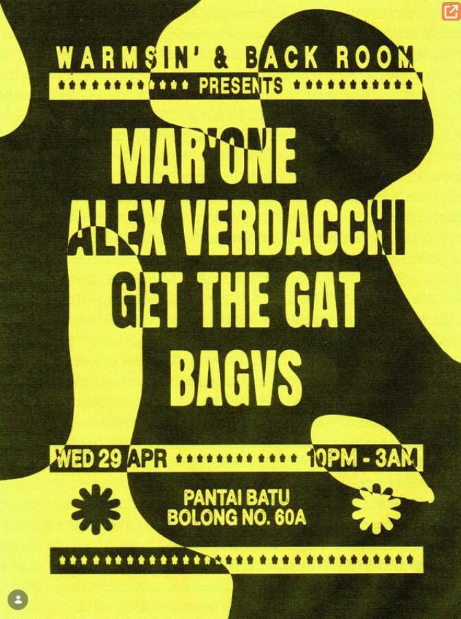 Wednesday Spesh at The Back Room