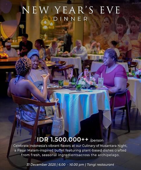 New Year's Eve Dinner at The Bali Eden 