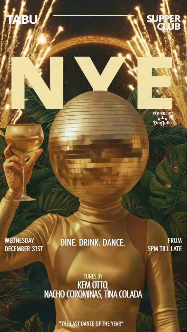 NYE at Tabu Bali