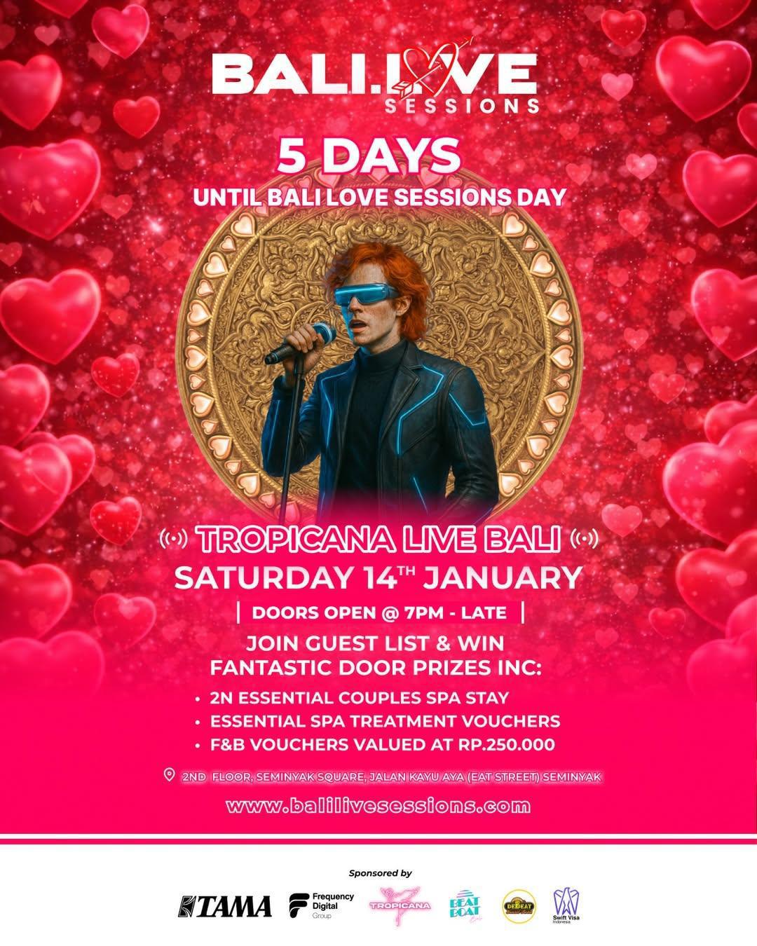 Bali Love Sessions at Tropicana Bali