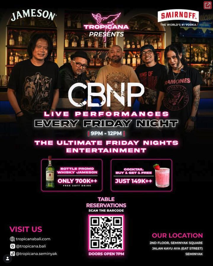  Live Performances at Tropicana Bali