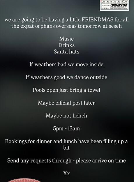 Christmas @ Openhouse cafe