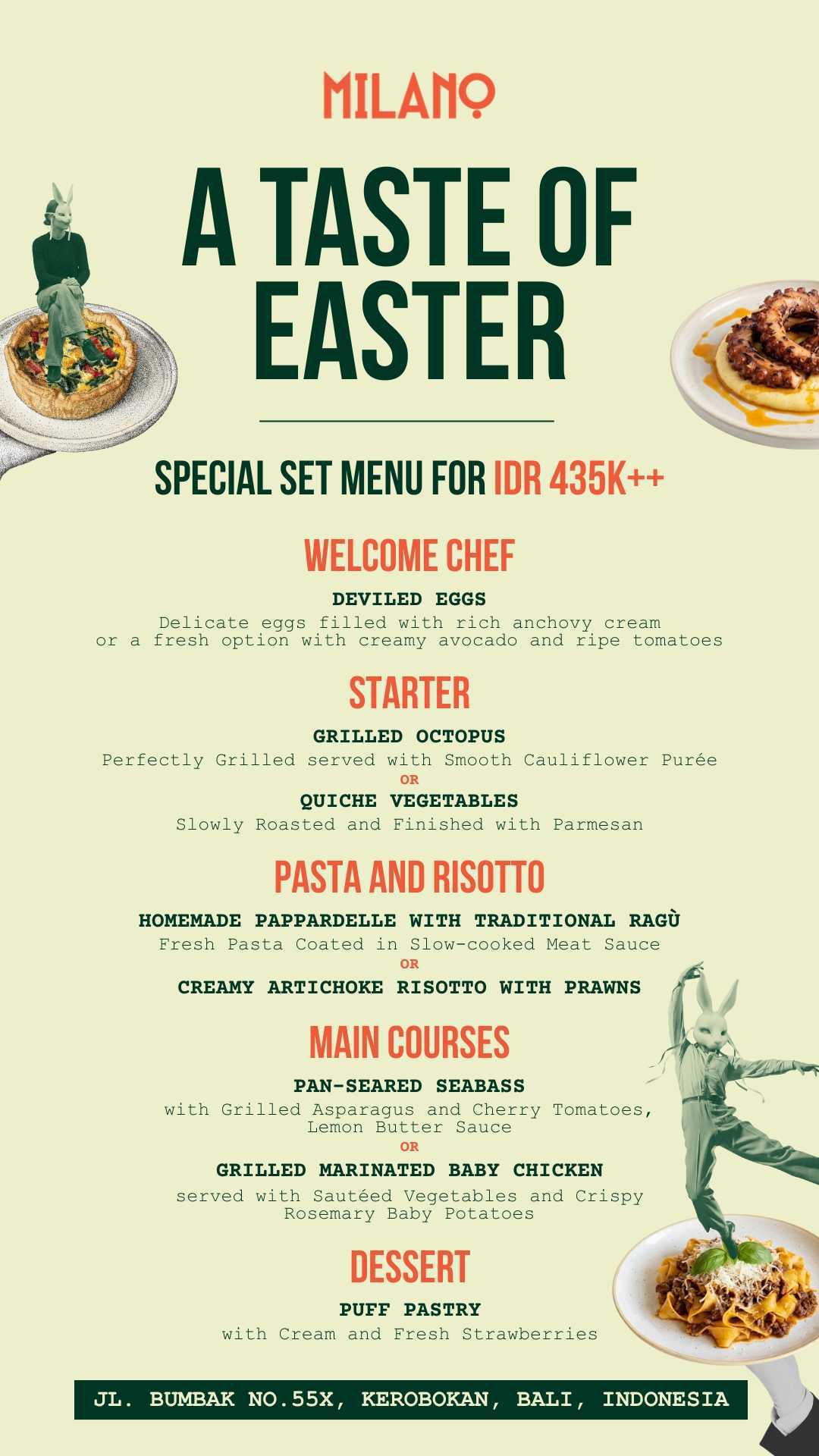 A Taste of Easter at Milano Umalas Canggu