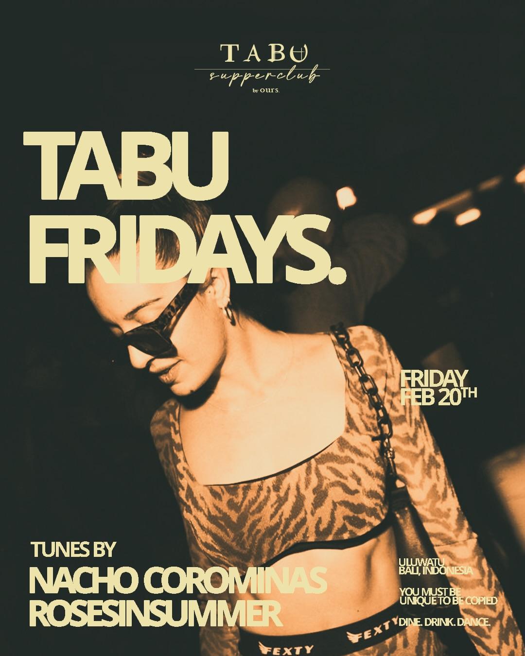 Friday at Tabu Bali