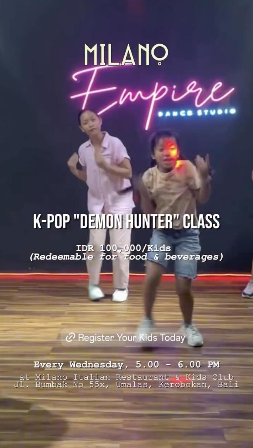 K-Pop Demon Hunter class at Milano