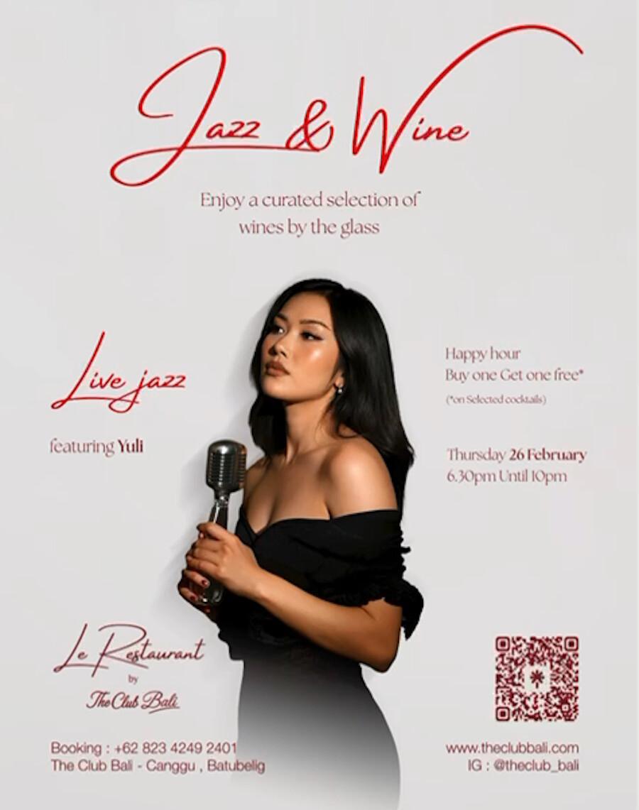Jazz & Wine at Le Restaurant by The Club Bali