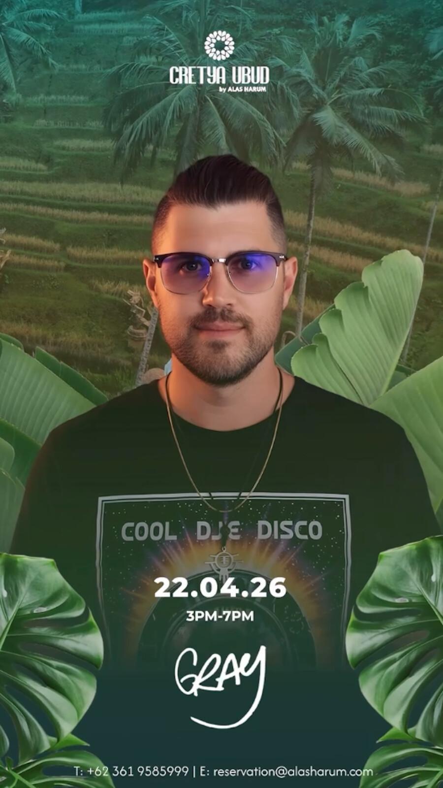 DJ Gray at Cretya Ubud