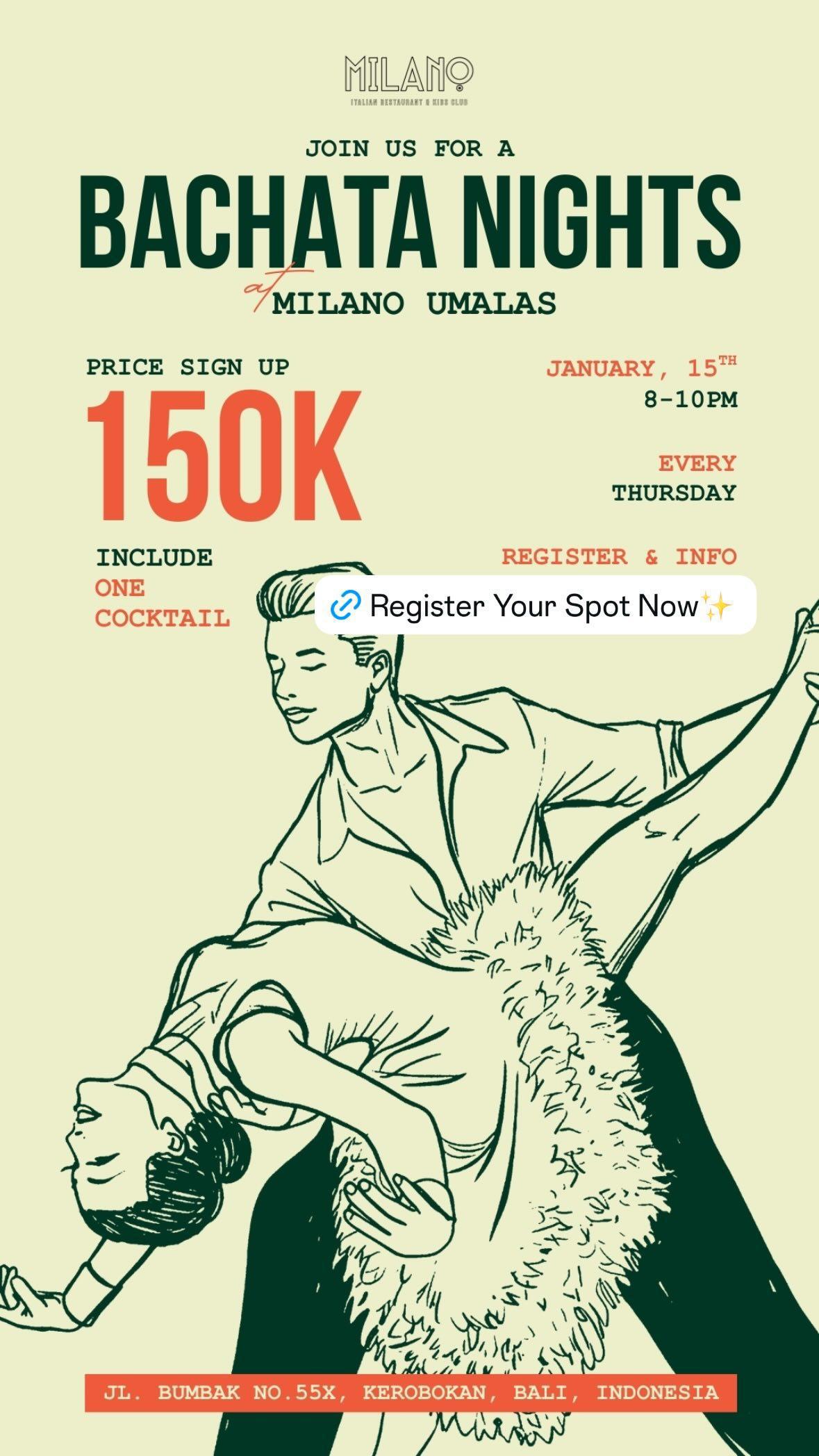 Bachata Nights at Milano Umalas