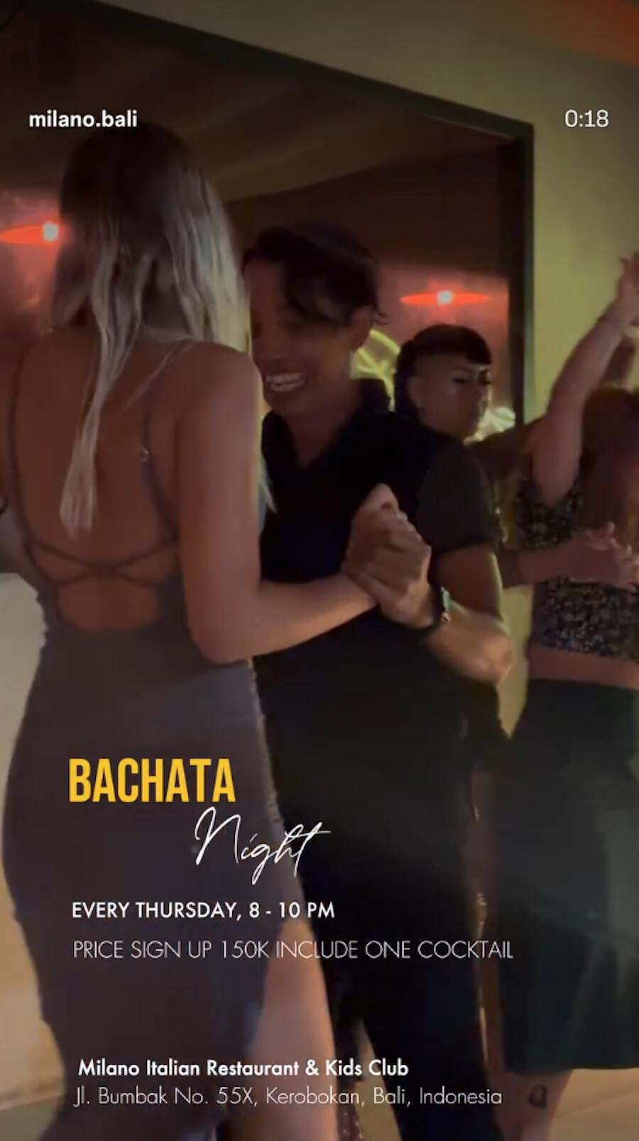 Bachata Nights at Milano Umalas