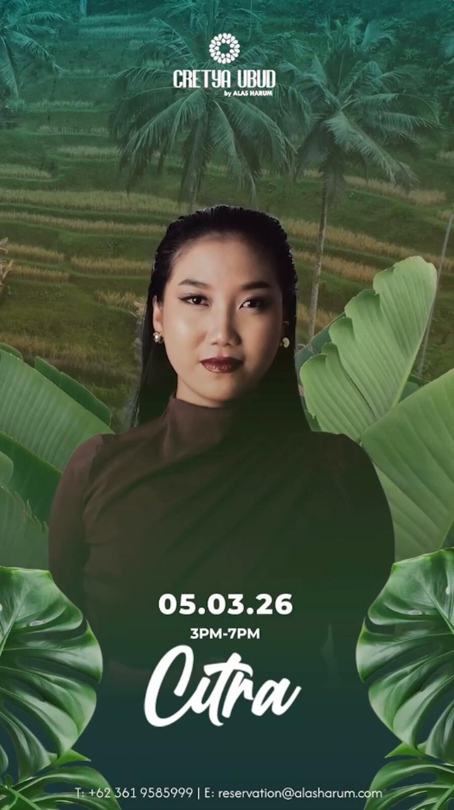 DJ Citra at Cretya Ubud