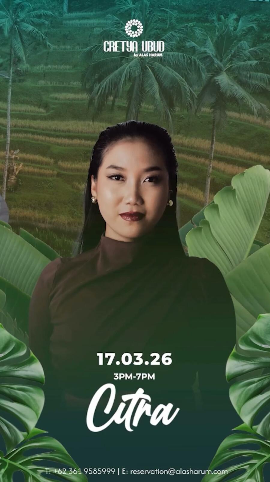 DJ Citra at Cretya Ubud