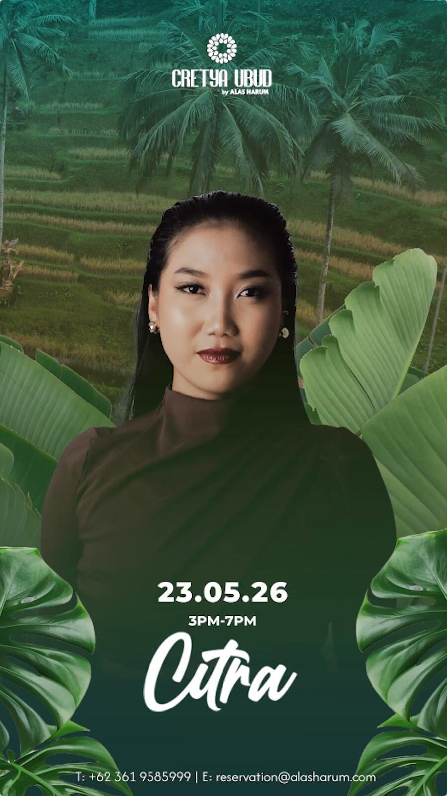 DJ Citra at Cretya Ubud