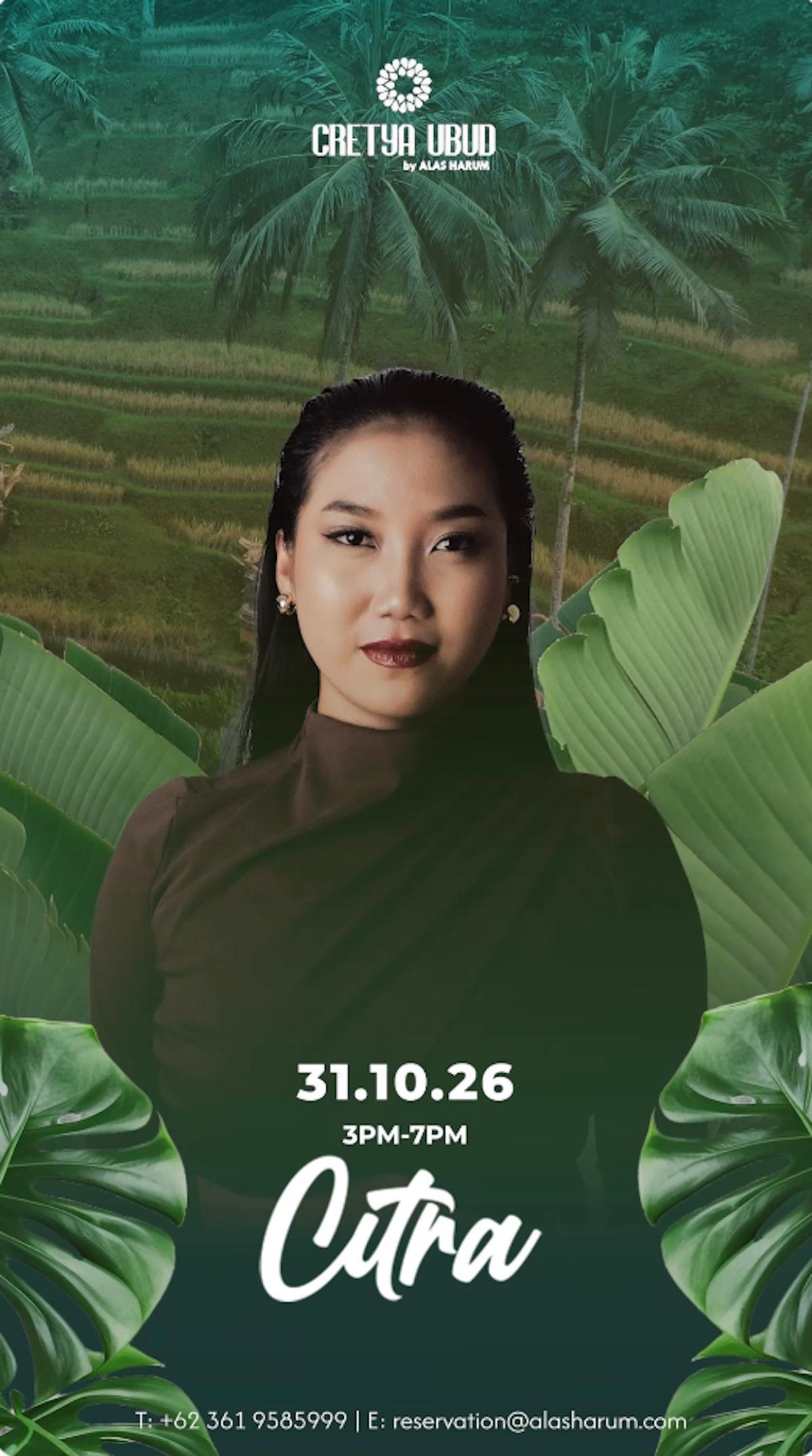 DJ Citra at Cretya Ubud