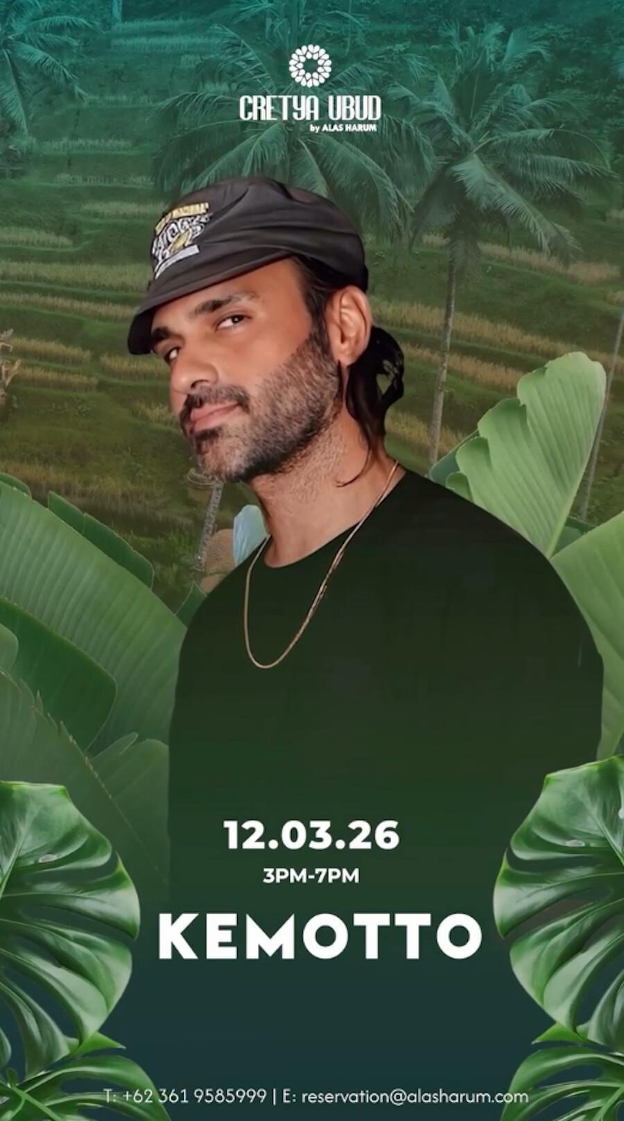 DJ Kemotto at Cretya Ubud