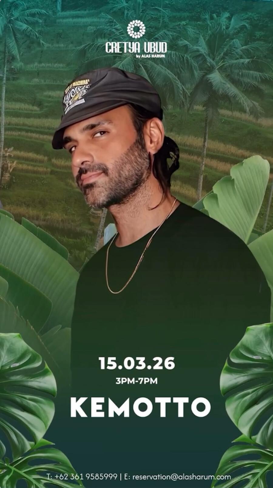 DJ Kemotto at Cretya Ubud