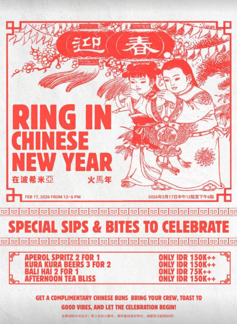 Chinese New Year at Boheme Canggu 