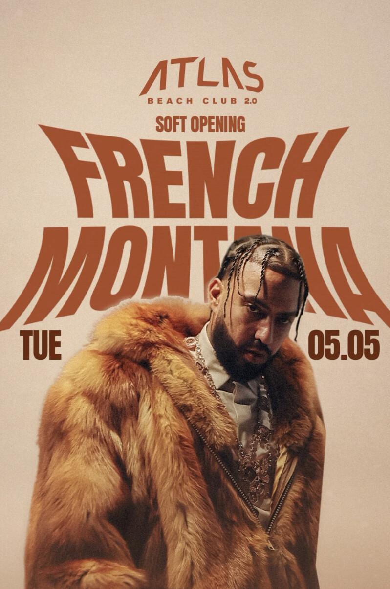 French Montana live at Atlas Beach Club
