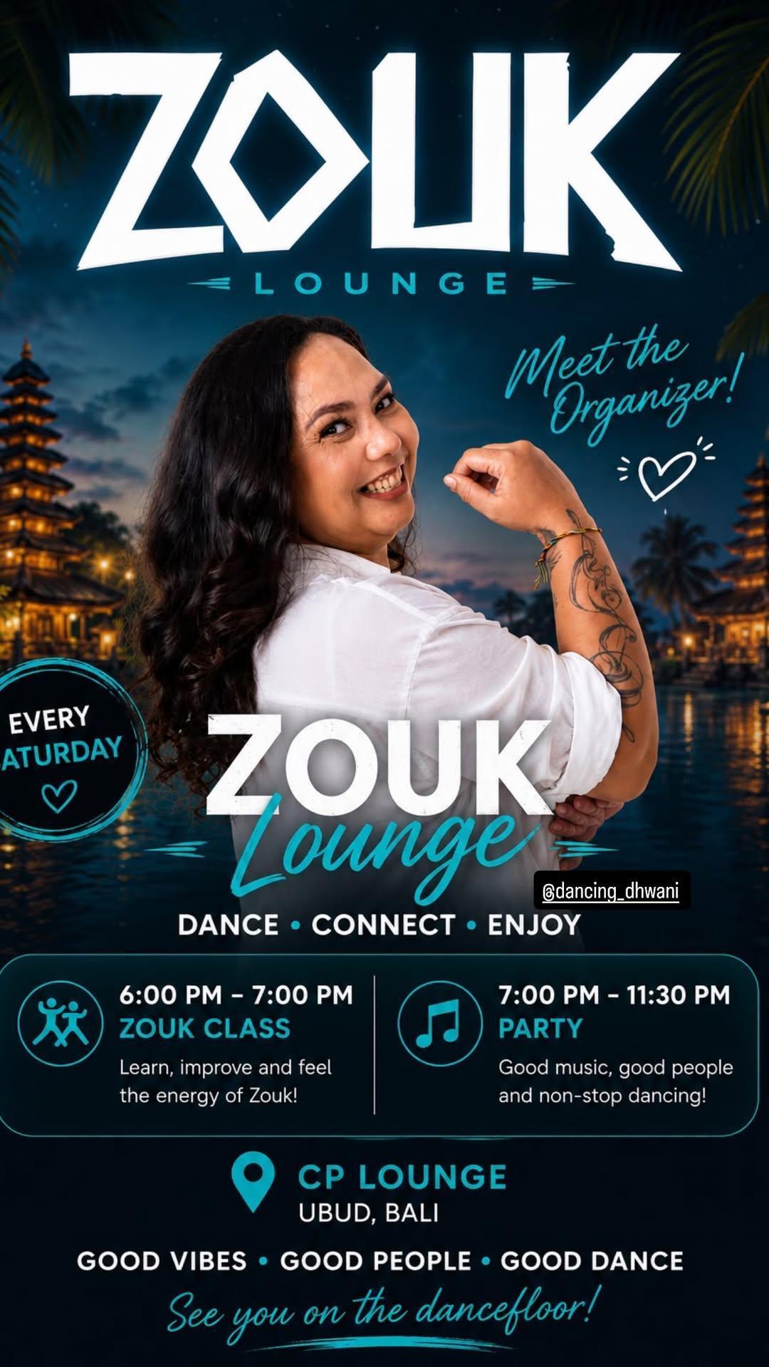 Zouk Saturday at CP Lounge Ubud Bali