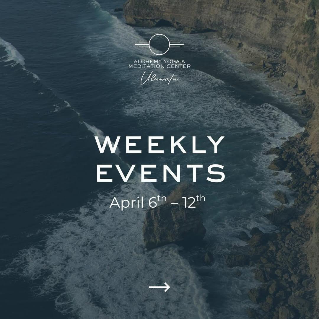 This Week at Alchemy Uluwatu