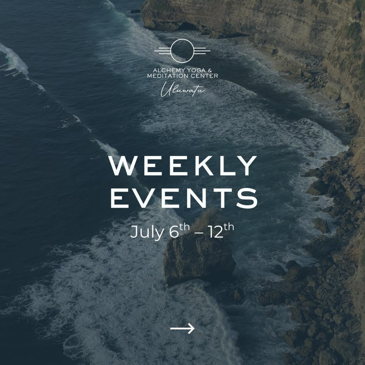 This Week at Alchemy Uluwatu