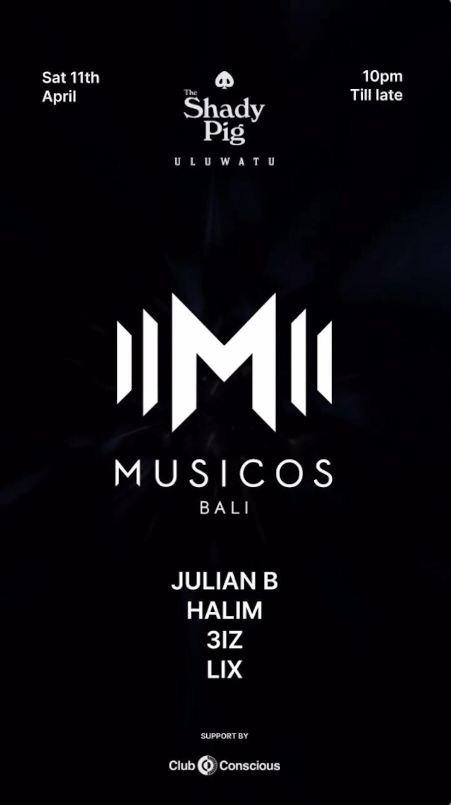 Musicos at The Shady Pig Uluwatu