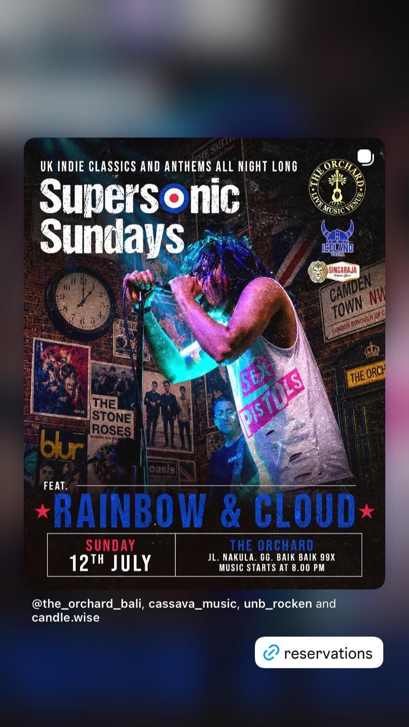 Supersonic Sundays at The Orchard 