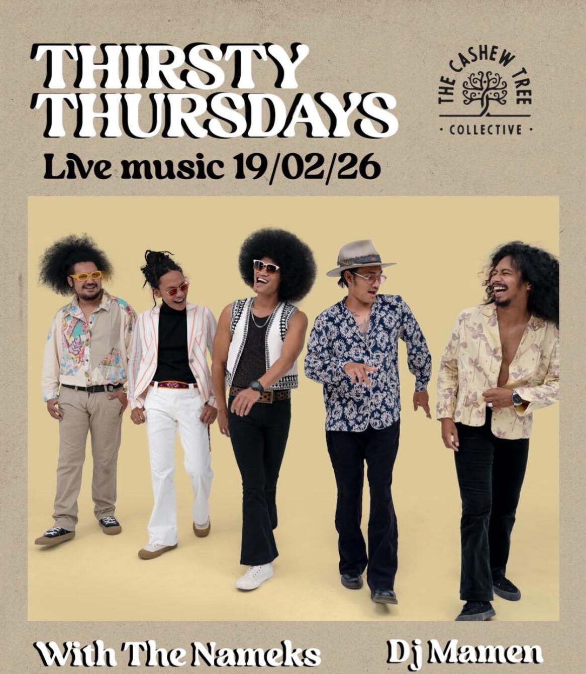 Thirsty Thursday at The Cashew Tree Thirsty Thursday at The Cashew Tree