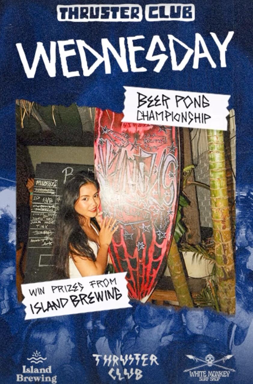 Beer Pong Wednesday at Thurster Club