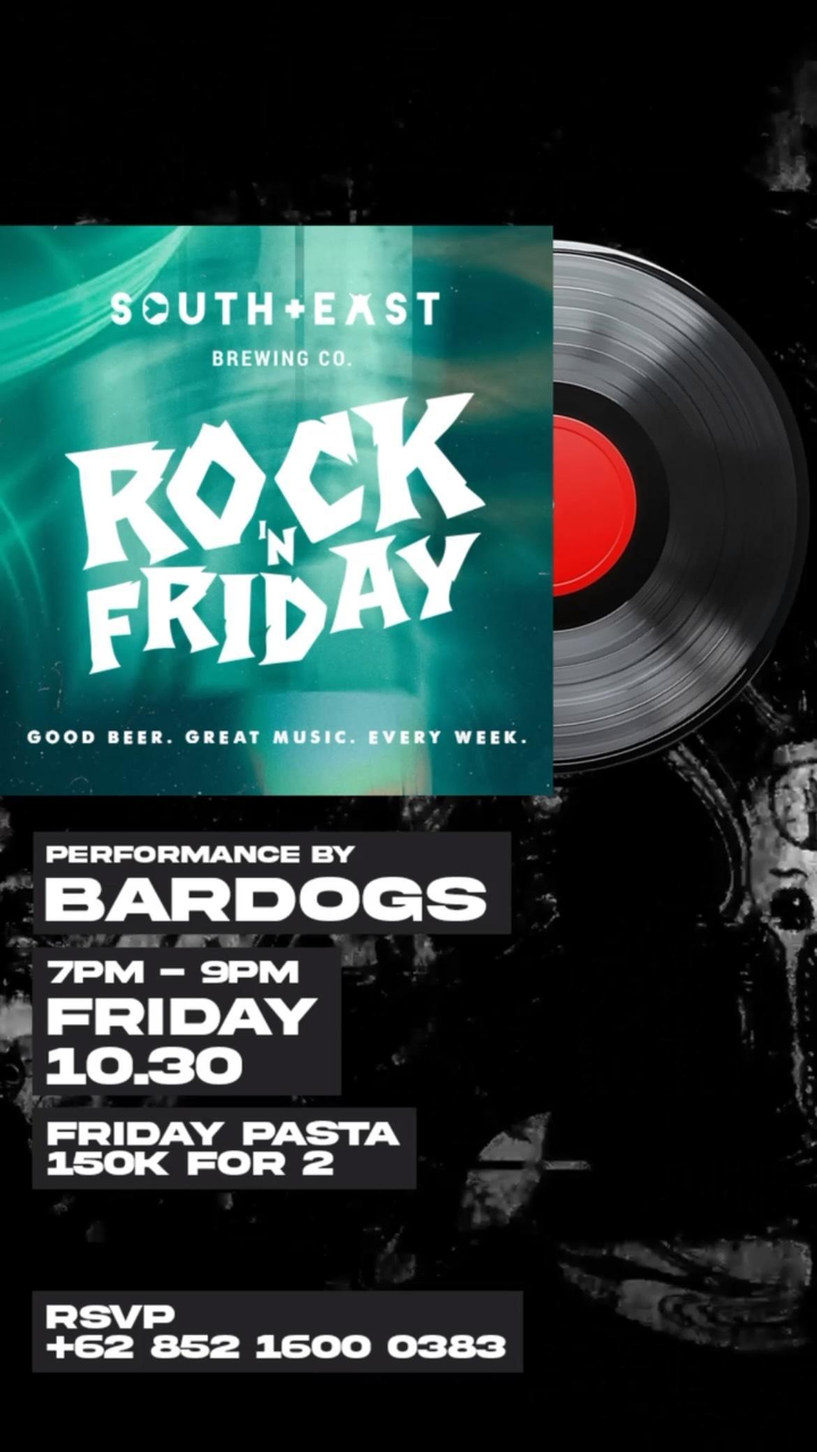 Rock 'n Friday with Bardogs at South East Brewing Rock 'n Friday with Bardogs at South East Brewing