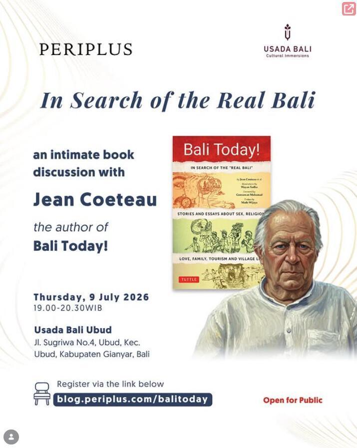 Jean Coeteau at Usada Bali