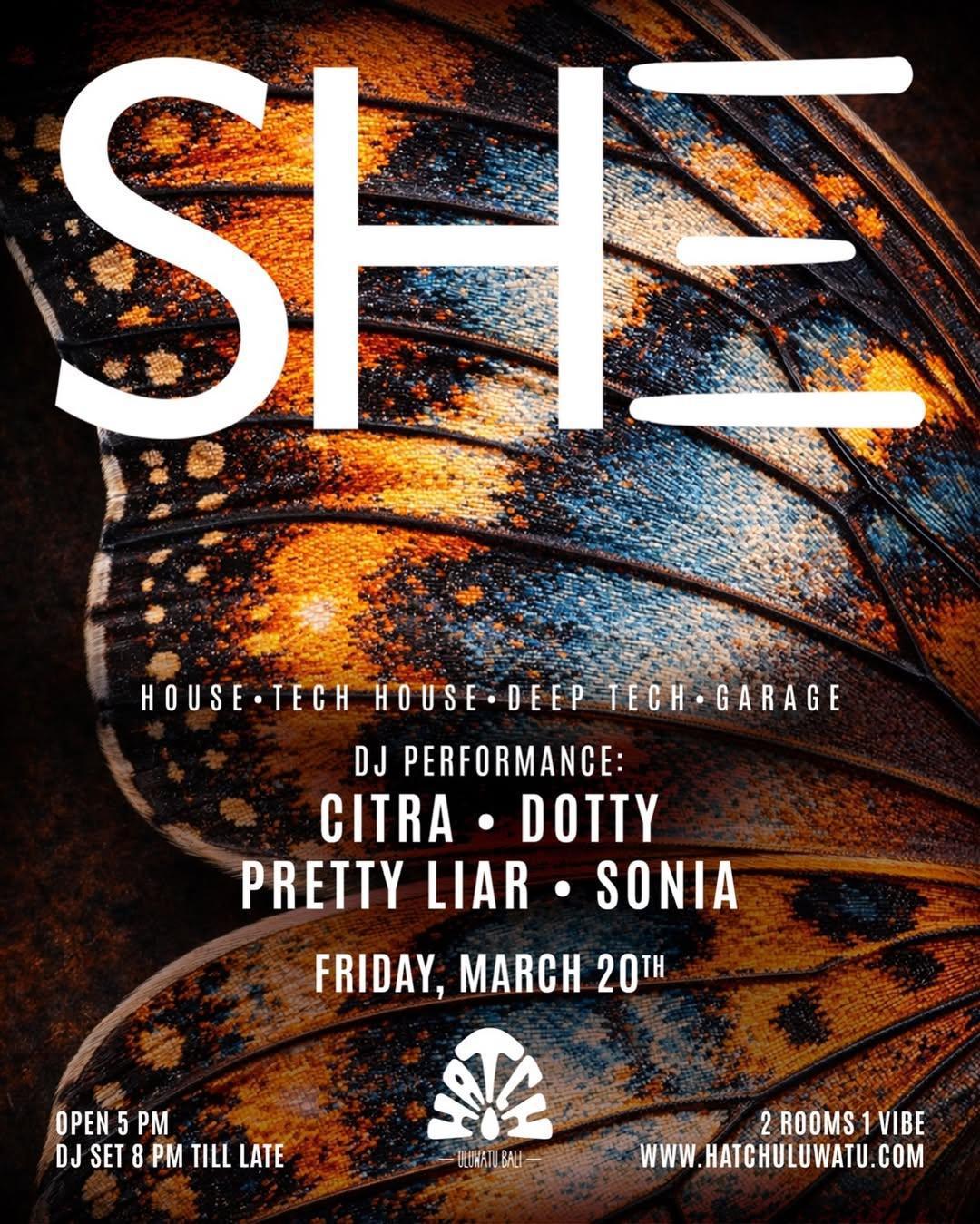 SHE at Hatch Uluwatu