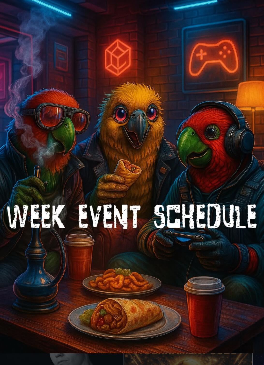 Week Event Schedule at Cube Bali 