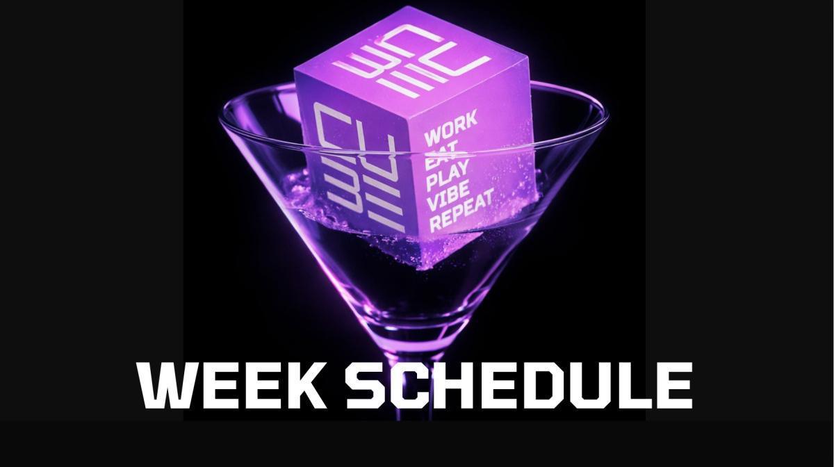Week Event Schedule at Cube Bali 