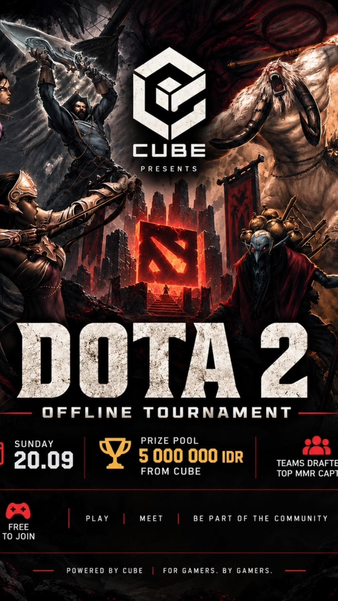 Dota 2 Tournament @ Cube at Cube Bali Dota 2 Tournament @ Cube at Cube Bali