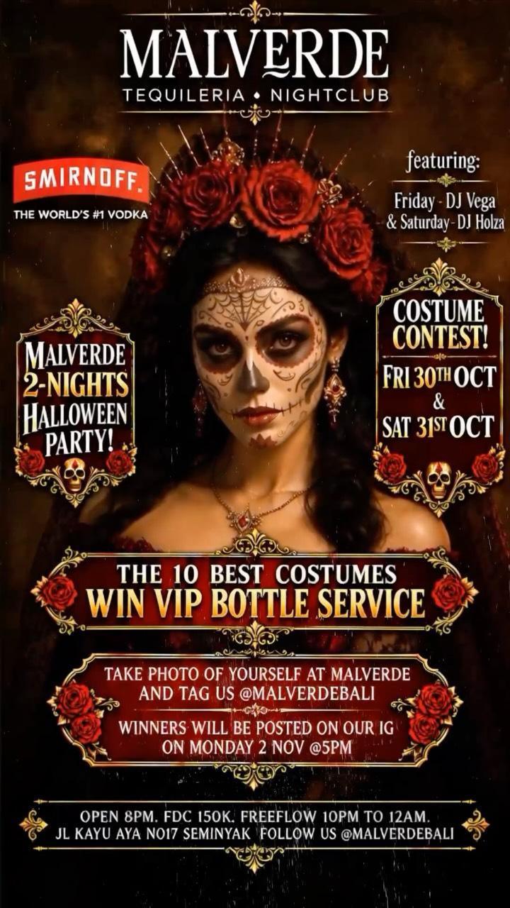 Malverde's 2-Night Halloween Party Malverde's 2-Night Halloween Party