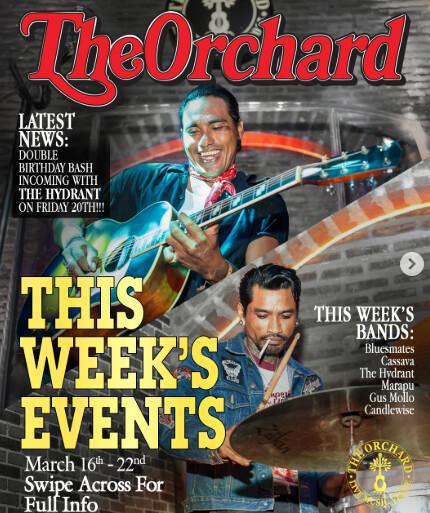 This Week's Events at The Orchard Bali This Week's Events at The Orchard Bali
