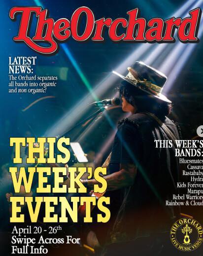 This Week's Events at The Orchard Bali This Week's Events at The Orchard Bali