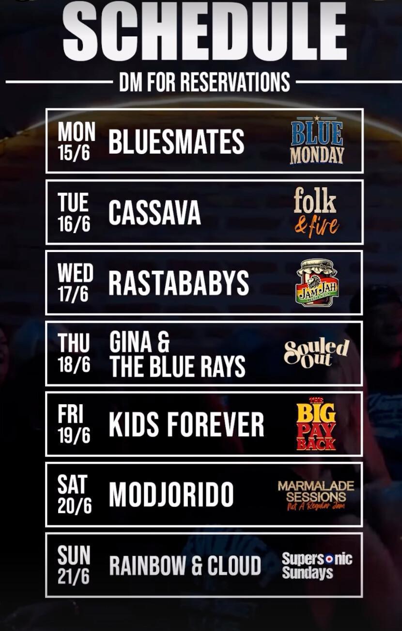 This Week's Events at The Orchard Bali